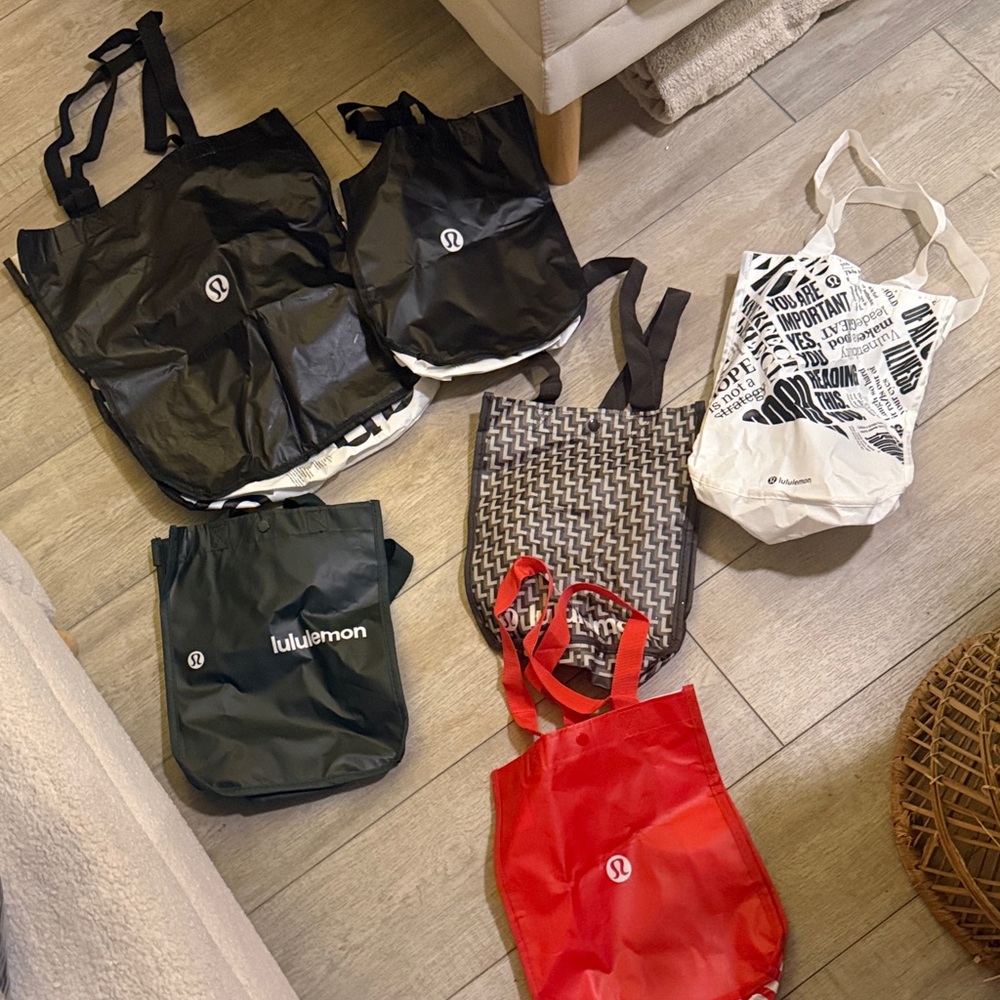 lululemon athletica Red Tote and Mixed Color Lot